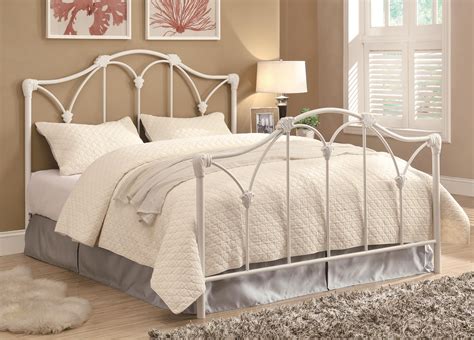 metal bed frame with fabric headboard|full size metal headboard footboard.